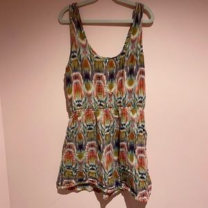 Millau Open back cut out tie-dye mini dress